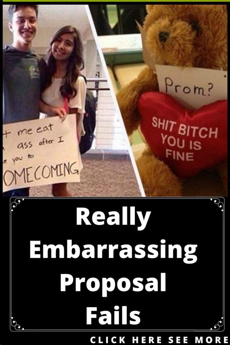Really Embarrassing Proposal Fails Proposal Fails Embarrassing Scarred For Life