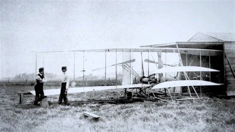 Here's a video of the flight The Wright Brothers - Early Flight - YouTube