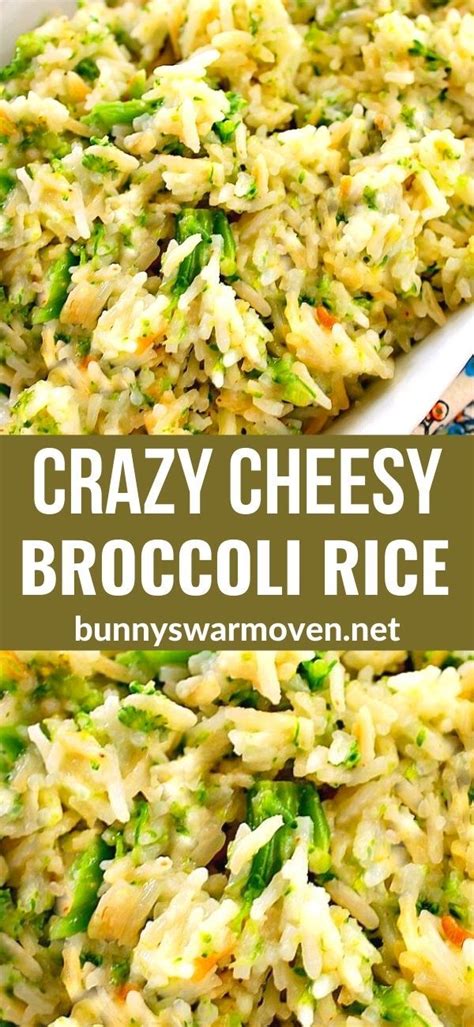 Cheesy Broccoli Rice Cheesy Broccoli Rice Homemade Side Dish Cheesy