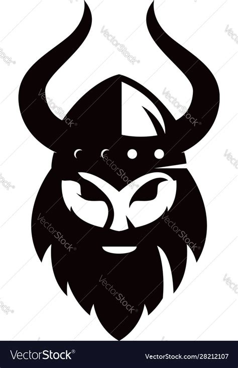 Nordic Viking Silhouette Vector Files Instant Download Design For