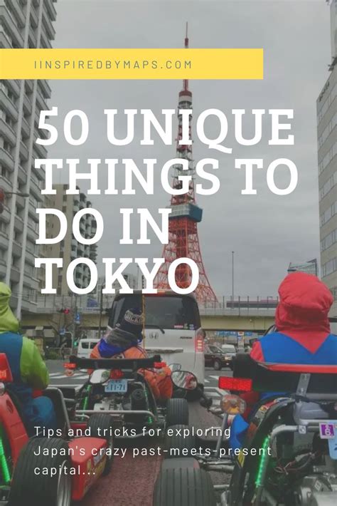 Some People On Motorcycles With The Words 50 Unique Things To Do In Tokyo