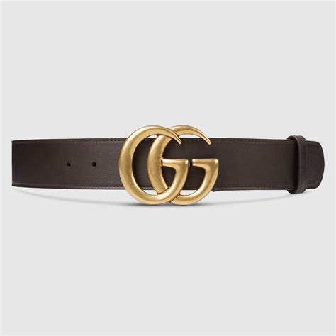 Gucci Women Leather Belt With Double G Buckle 397660ap00t2145