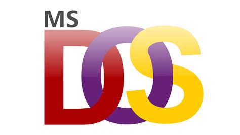 Ms Dos Logo And Symbol Meaning History Png