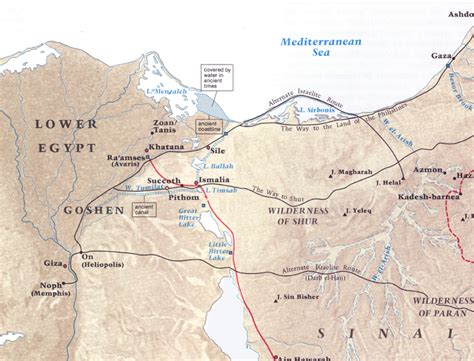 Map Of Goshen Egypt Cities And Towns Map