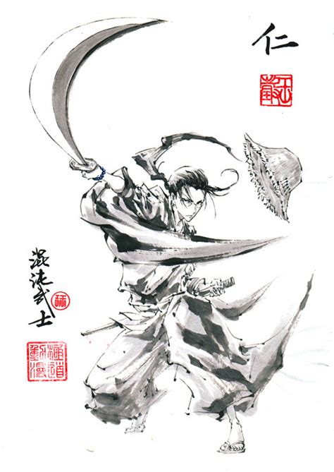 How to draw men's kimonos! samurai champloo on Tumblr