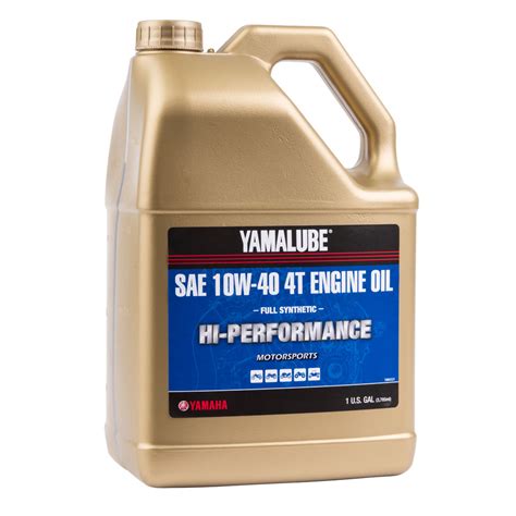 Yamalube Hi Performance Synthetic 4t Engine Oil 10w 40 1 Gallon Ebay