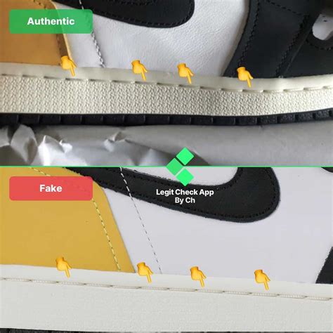 Buy reshoevn8r products with my link here! Air Jordan 1 Volt Gold Fake Vs Real Guide (Authenticity ...