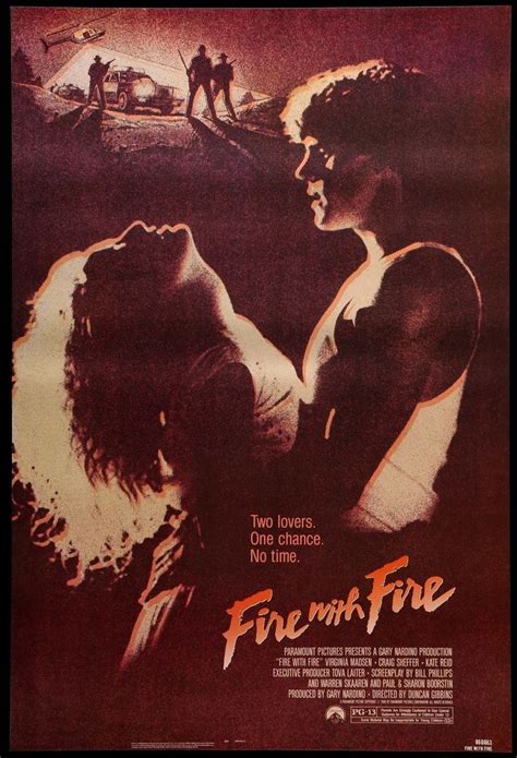 Fire With Fire 1986 Movie Posters Movie Posters Vintage Romantic