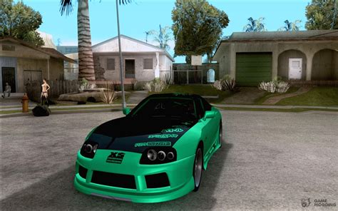 • download gta san andreas file either in 502 mb, 582 mb, or in 631 mb from the given download bottom. Toyota Supra ZIP style for GTA San Andreas