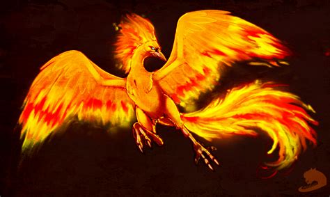 Legendary Firebird By Soosh Zhu On Deviantart