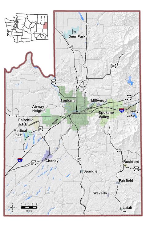 Spokane County Fires Map