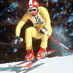 Downhill is a form of alpine skiing competition. Franz Klammer - RetroSki 2019-2020