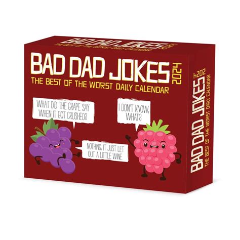 Bad Dad Jokes 2024 Desk Calendar