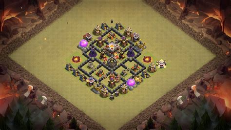 We are here with the best town hall 7 war base 2018. Undefeated Town Hall 6 (TH 6) War Base !! (Anti Dragon ...