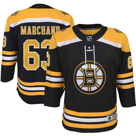 Youth Boston Bruins Brad Marchand Black Home Premier Player Jersey