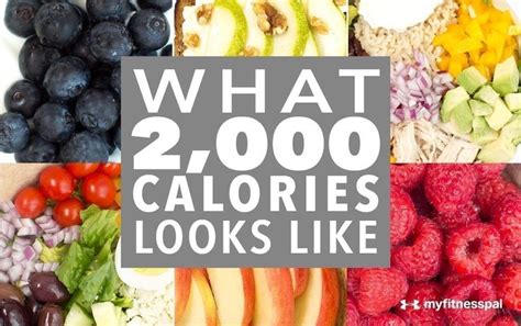 What 2000 Calories Looks Like Infographic Nutrition 2000 Calorie