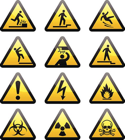 Royalty Free Hazard Sign Clip Art Vector Images And Illustrations Istock