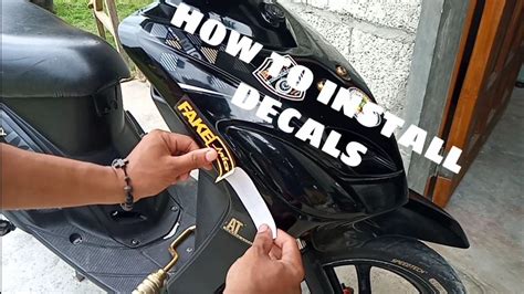 How To Install Decals Or Stickers On Your Motorcycle Diy Tutorial