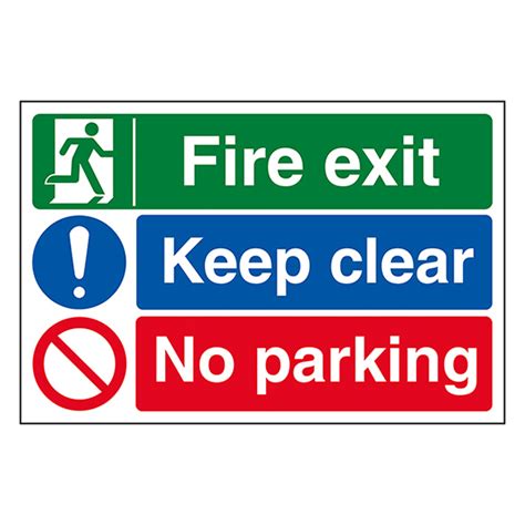 Multi Message Fire Exit Multi Message Fire Exit Fire Safety Signs