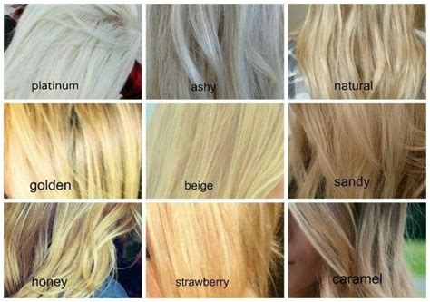 Blonde Color Chart Blonde Hair Shades Blonde Hair Color Chart Dyed