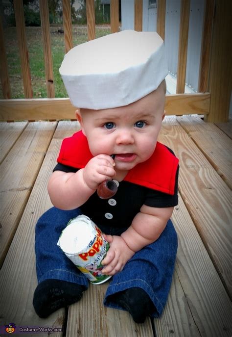 Couples ladies and mens strong sailor & wife. Popeye Baby Costume