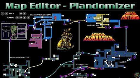 Super Metroid Complete Map
