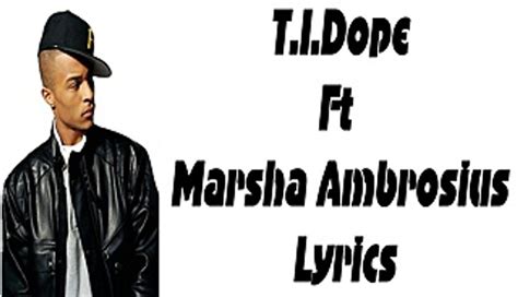 Ti Dope Ft Marsha Ambrosius Lyrics Vidéo Dailymotion