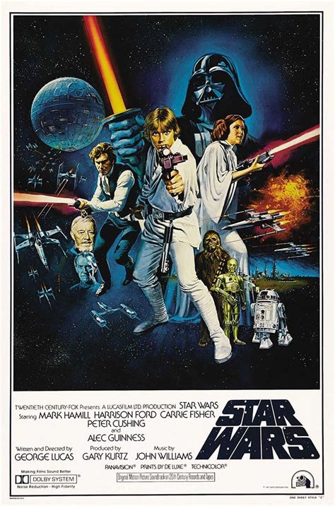 Star Wars Episode Iv A New Hope Movie Poster 1977 George Lucas