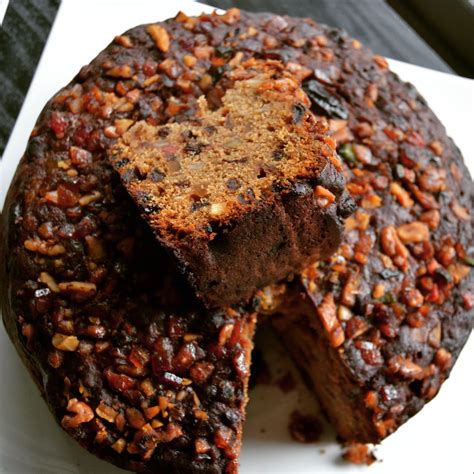 This fruit cake is a delicacy at christmas time in jamaica. Christmas fruit cake/plum cake/black cake/jamaican cake | Forks N Knives