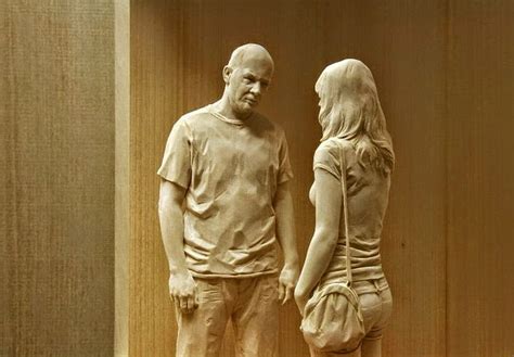 Realistic Life Like Wood Sculptures Of People By Peter Demetz With