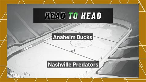 Anaheim Ducks At Nashville Predators Puck Line March Video Dailymotion