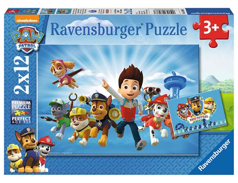 Ravensburger Puzzle Ryder Und Die Paw Patrol 2x12 Mehrfach Puzzle