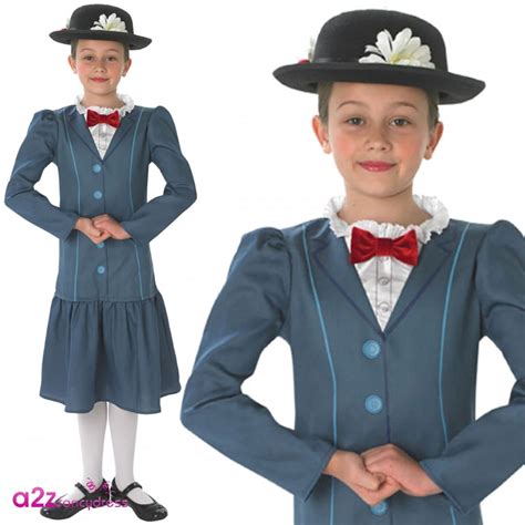 Mary Poppins Kids Fancy Dress Costume