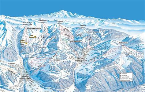 To get the most out of your ski holiday use our interactive map of this piste map of les gets shows the available ski runs, lifts, cable cars and restaurants as well as the names of the mountains and the heights above. Les Gets Ski Resort | Les Gets Guide | Ski Line
