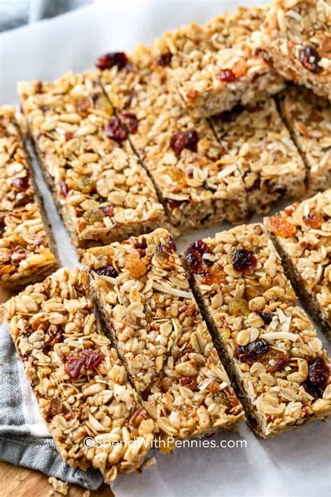 This link is to an external site that may or may not meet accessibility guidelines. 10 Minute No Bake Granola Bars - Spend With Pennies