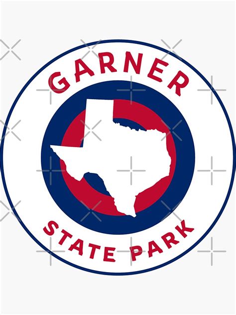 Pegatina Garner State Park Texas Bullseye Colores De La Bandera De Tx De Travelwithtammy