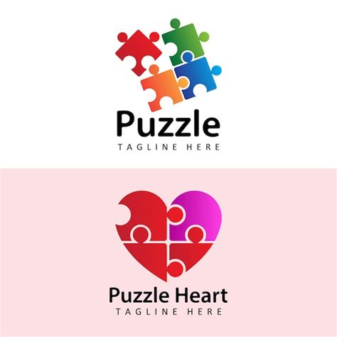 Premium Vector Puzzle Logo Template