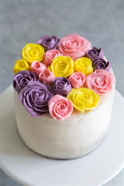 When it comes to your wedding cake, it's all about personal preference—which is why we love the versatility of buttercream.everything from the ingredients, to the flavor and color can be crafted to fit any couple's style and tastebuds. Buttercream Flowers Cake- The Little Epicurean