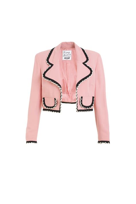 Moschino Cheap And Chic Pale Pink Bolero Jacket Curate8