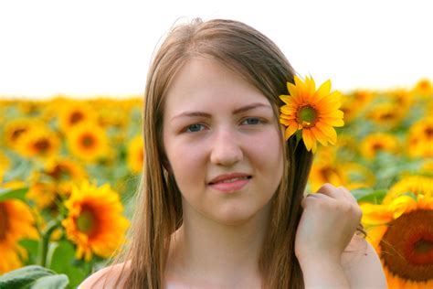 Free Images Girl Flower Autumn Child Yellow Smile Sunflower