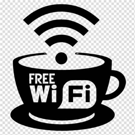 Cup And Wifi Illustration Fee Wifi Sign Transparent Background Png