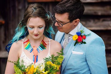 Festival Wedding Inspiration A Bright And Colourful Bridal Shoot
