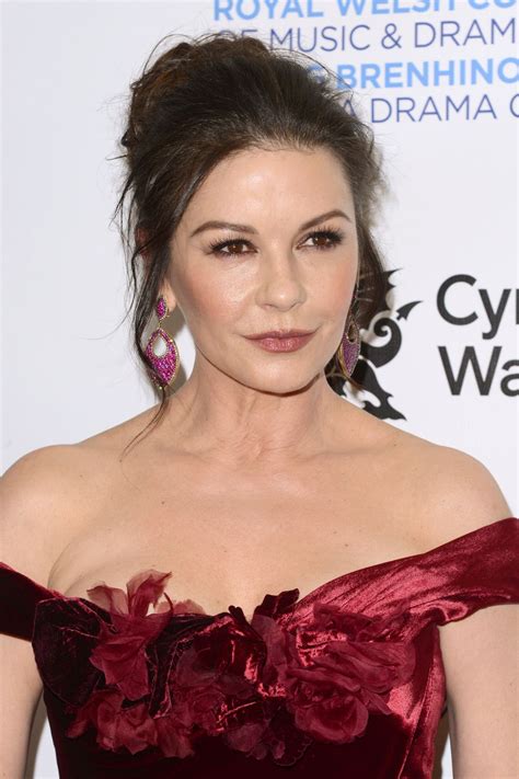 Born and raised in wales. CATHERINE ZETA JONES at Royal Welsh College of Music and Drama Gala in New York 03/01/2019 ...