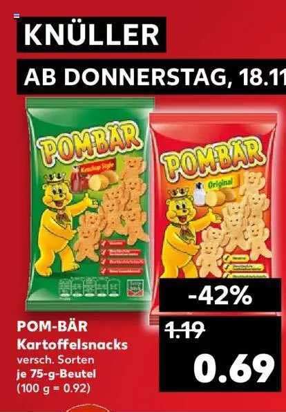 Pom Bär Kartoffelsnacks Angebot Bei Kaufland