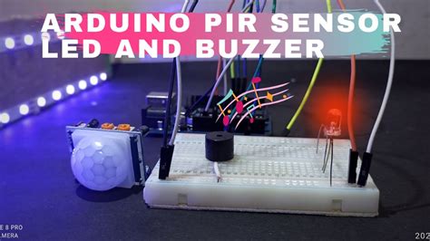 Arduino Pir Sensor Led And Buzzer Code Pir Motion Sensor Projects