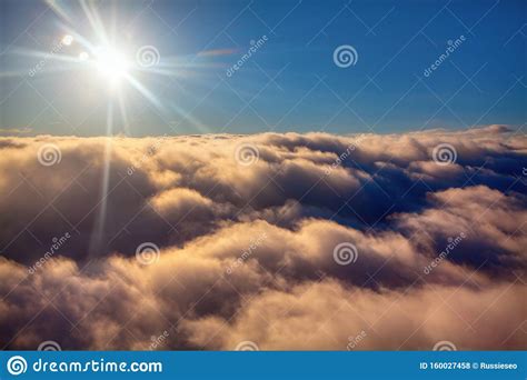 Sun Above The Clouds Stock Photo Image Of Outdoors 160027458