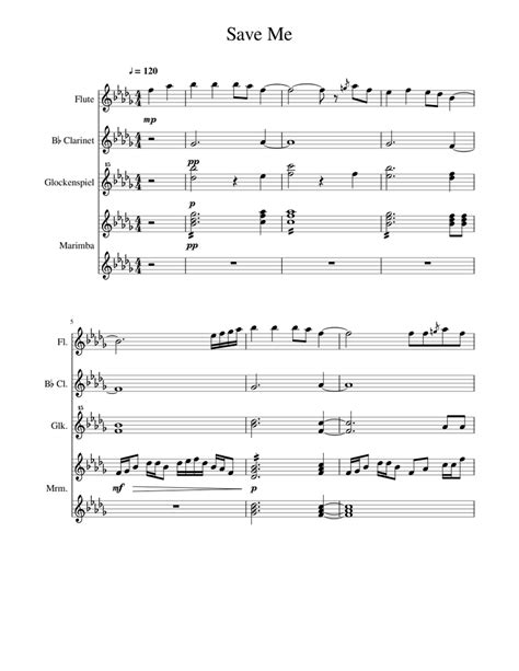 Remy zero save me smallville soundtrack ((эта композиция звучит в начале каждой серии.)) would you let me go. BTS - Save Me Sheet music for Flute, Clarinet, Percussion ...