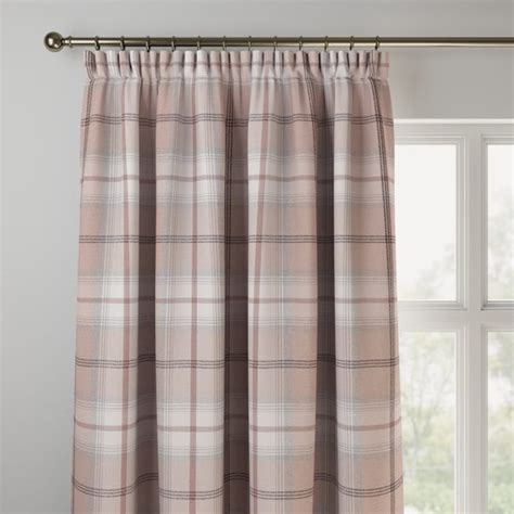 Highland Check Made To Measure Curtains Dunelm