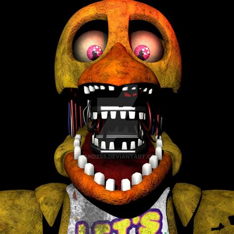 Fnaf 2 Withered Chica Icon By Bandz68 On Deviantart