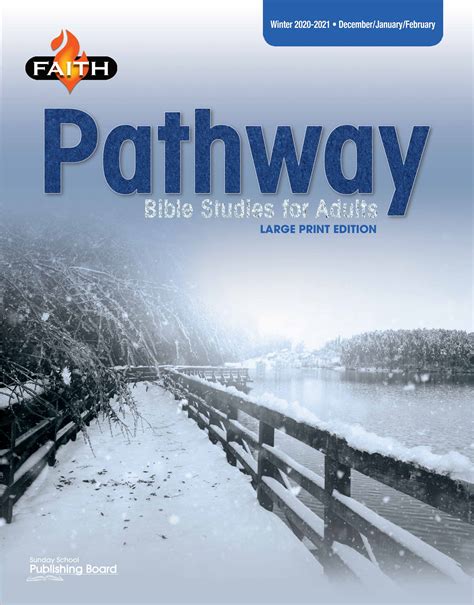 Faith Pathway Bible Studies For Adults Large Print Sunday School